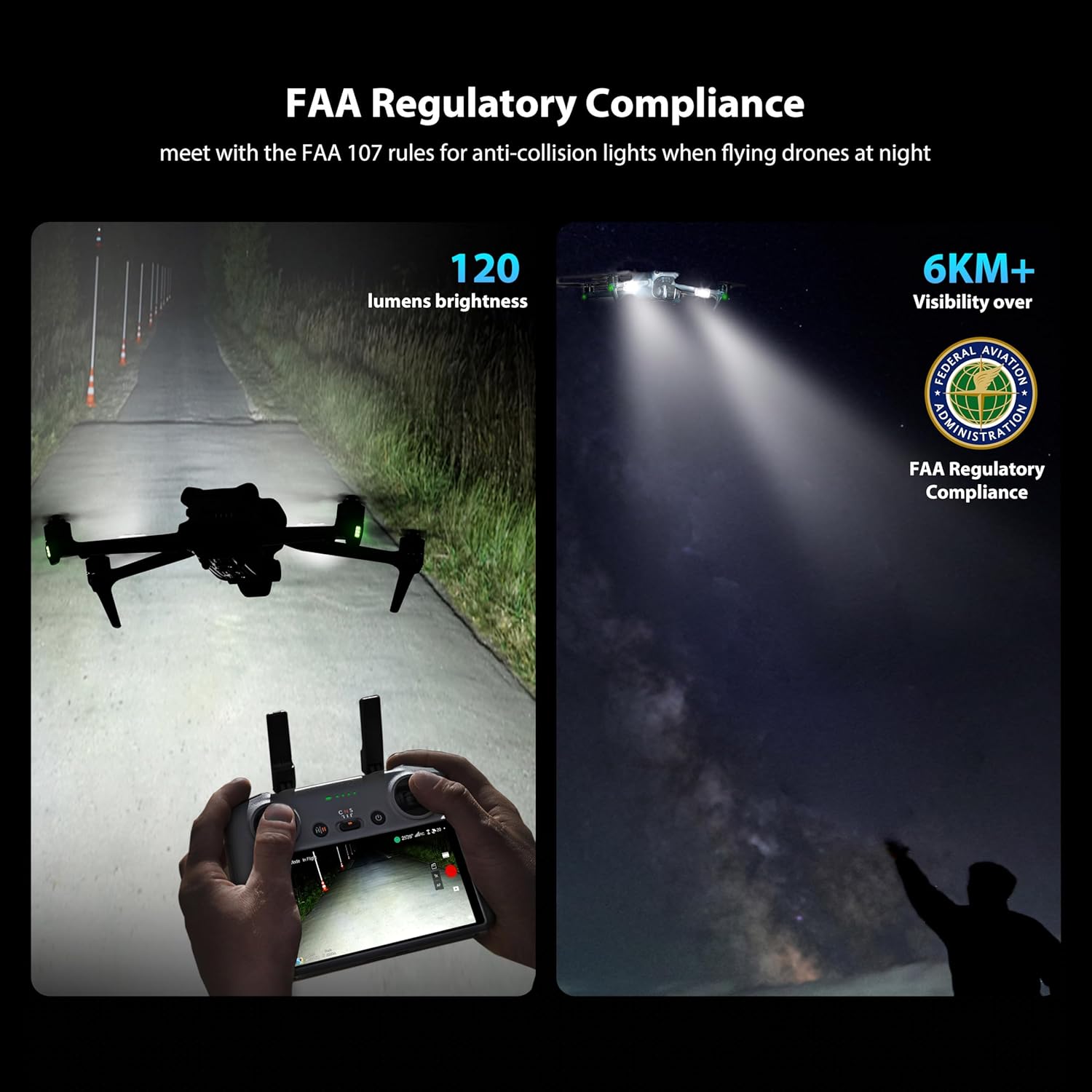 STARTRC Drone Strobe Light Ant - đánh giá và giá Drone Battery Bag