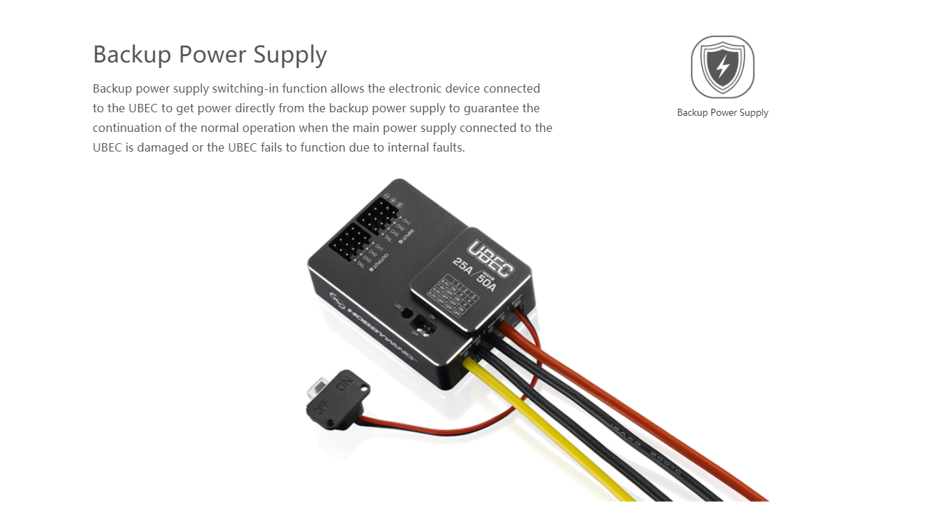 Hobbywing UBEC 25A 3-18S 10A 2 - đánh giá và giá Drone Battery High Voltage