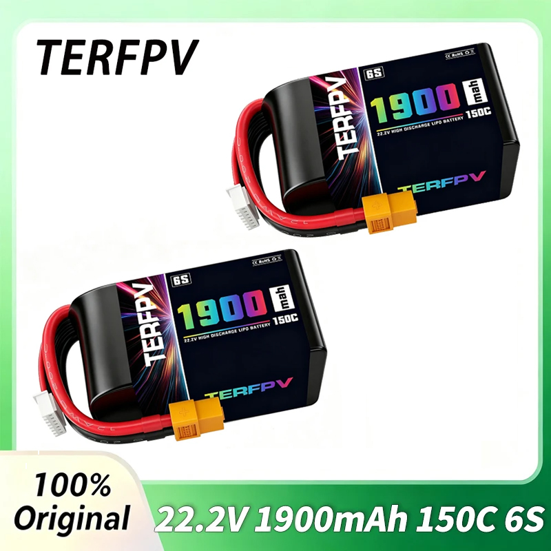 1/2Pcs TERFPV Lipo 6S 1900mAh  - đánh giá và giá Drone Battery 6S