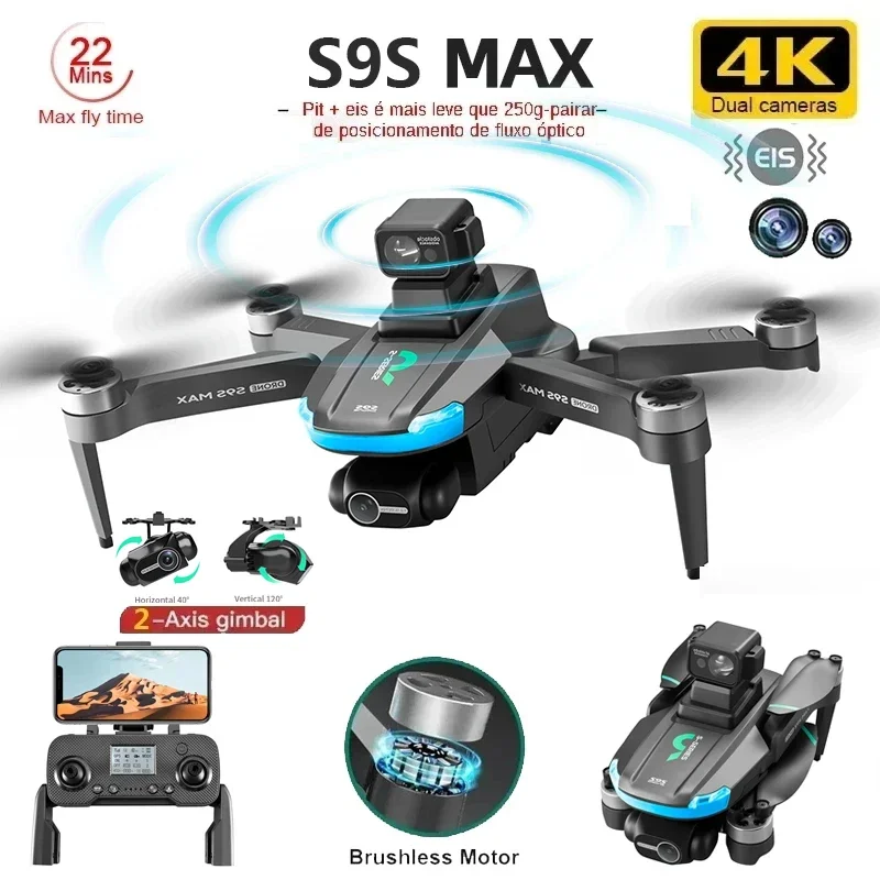 NEW S9S MAX MINI Drone 4K 2-Ax - đánh giá và giá Drone Battery Box