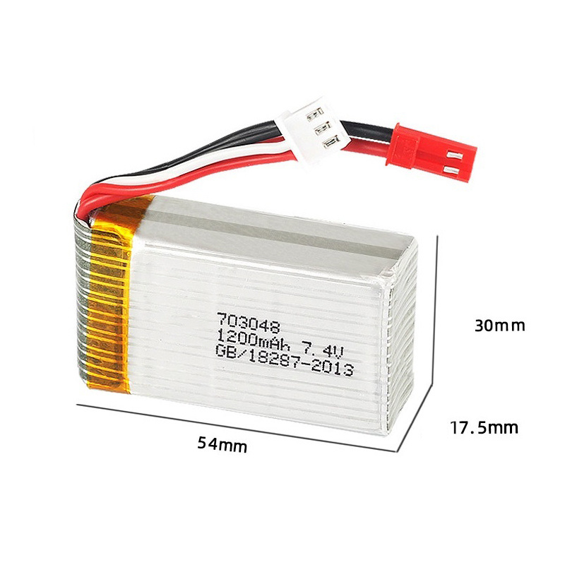 Pin Lipo 2S 7.4 V 1200MAh 7030 - đánh giá và giá Drone Battery Plate