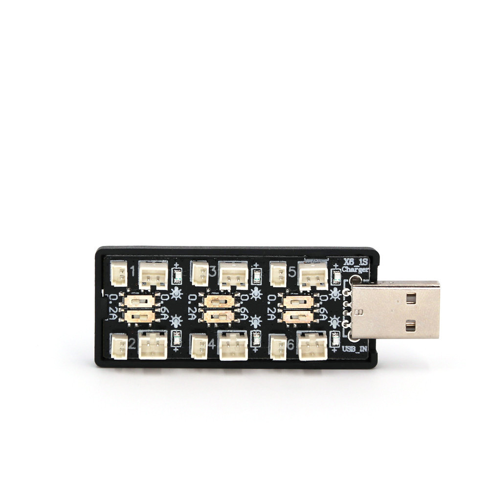 6CH USB 1S LiPo/LiHv 3.7V/4.2V - đánh giá và giá Drone Battery Balance Charger