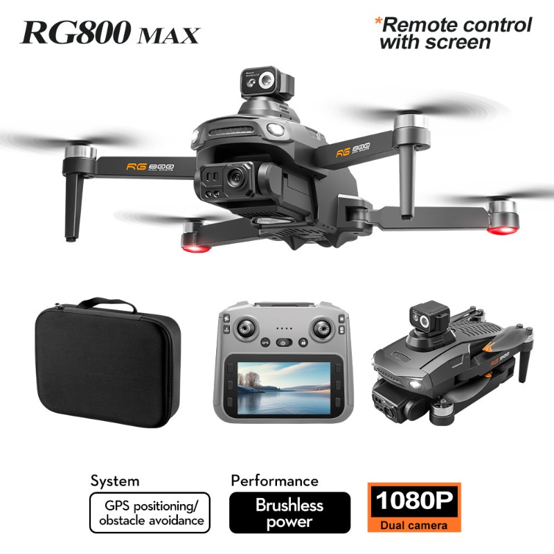 NEW RG800 MAX Drone 1080P HD C - đánh giá và giá Drone Battery Box