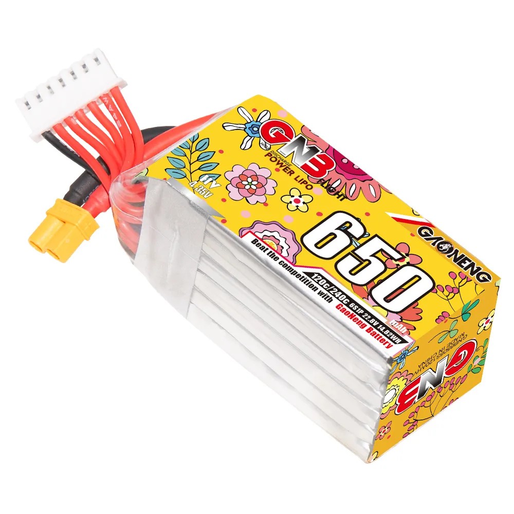 GAONENG 6S 650mAh LiHV 22.8V 1 - đánh giá và giá Drone Battery 6S