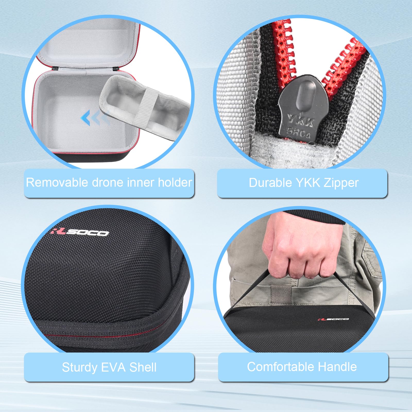 Portable Case for DJI Neo 2 Fl - đánh giá và giá Drone Battery Bag