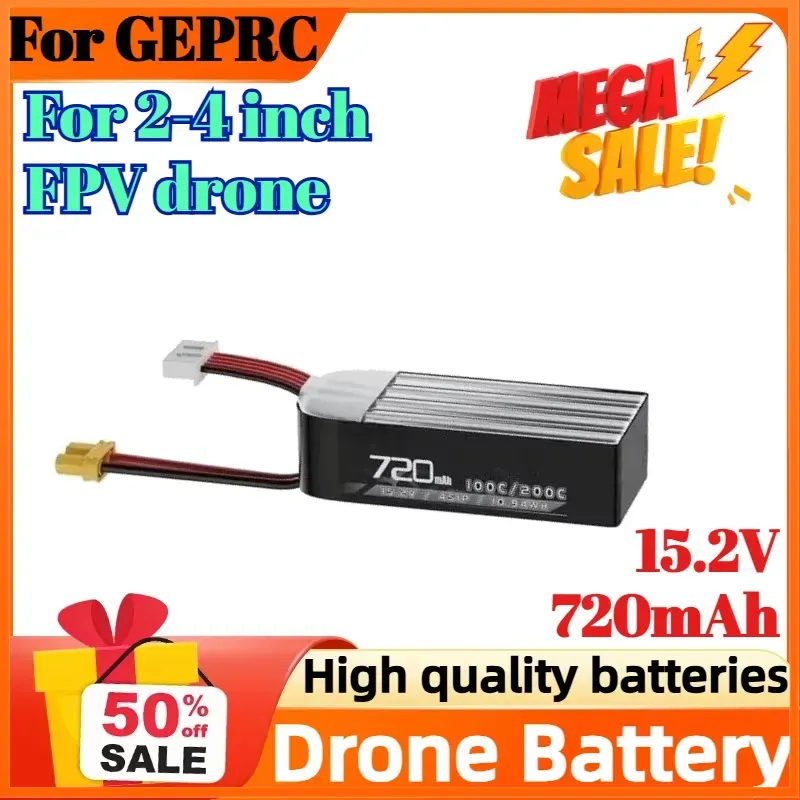 4S 15.2V 720mAh 100C Battery f - đánh giá và giá Drone Battery High Voltage