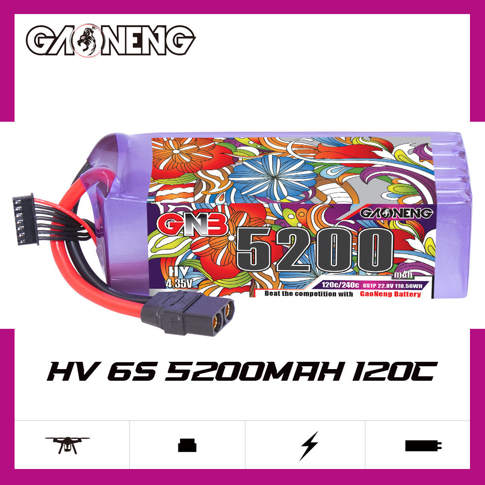 GNB Lipo Battery 6S 22.8V 3000 - đánh giá và giá Drone Battery 6S
